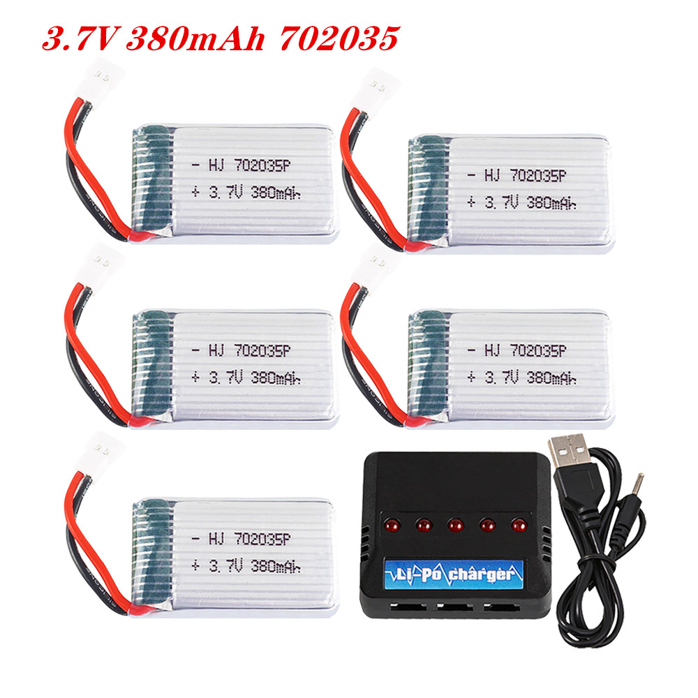 Rc Helicopter Parts - 3,7 V 380mah 702035 Lipo Batterie