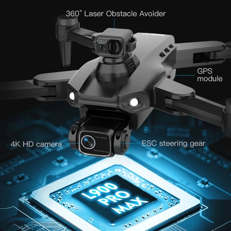 L900 Pro MAX GPS-Drohne 4K Pro – Rc Helicopter Electric Bewertung und Preis